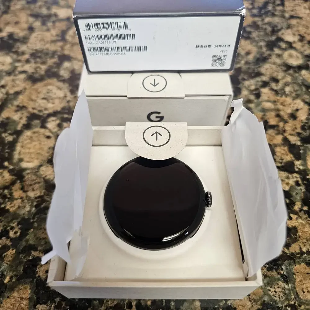 Google Pixel Watch 3‎ Smartwatch 45mm Screen Smart Sports Watch GPS Fitbit Wi-Fi